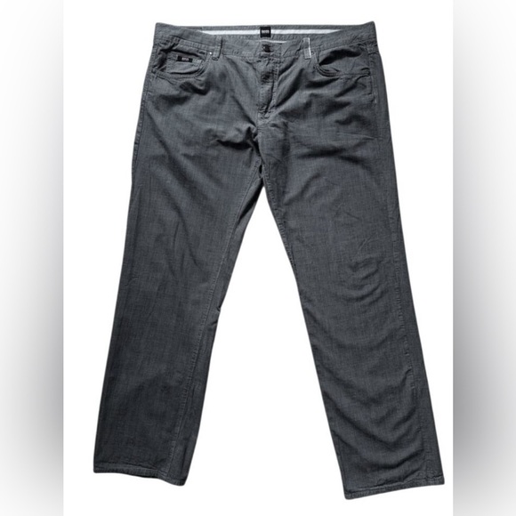 NEW WITHOUT🙍🏻‍♂️HUGO BOSS Gray Dress Pants for Men, - Picture 1 of 8